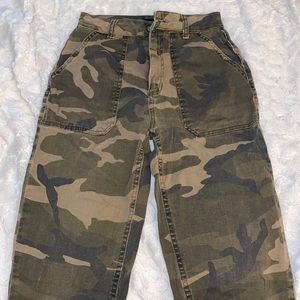 New look petite camo pants